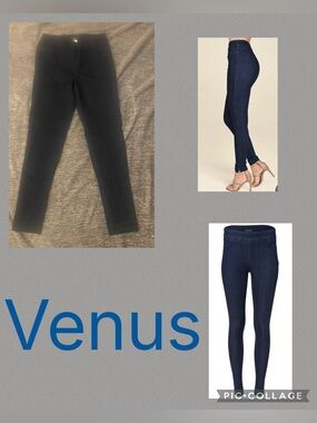 Venus Mid- Rise Slimming stretch Jeggings size Medium dark wash